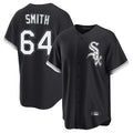 C.White Sox #64 Shane Smith Player Black Home Game Ddoa Stitched Jerseys