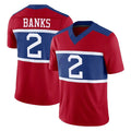 NY.Giants #2 Deonte Banks Player Red Century Vapor F.U.S.E. Home Game Ddoa Stitched Jerseys