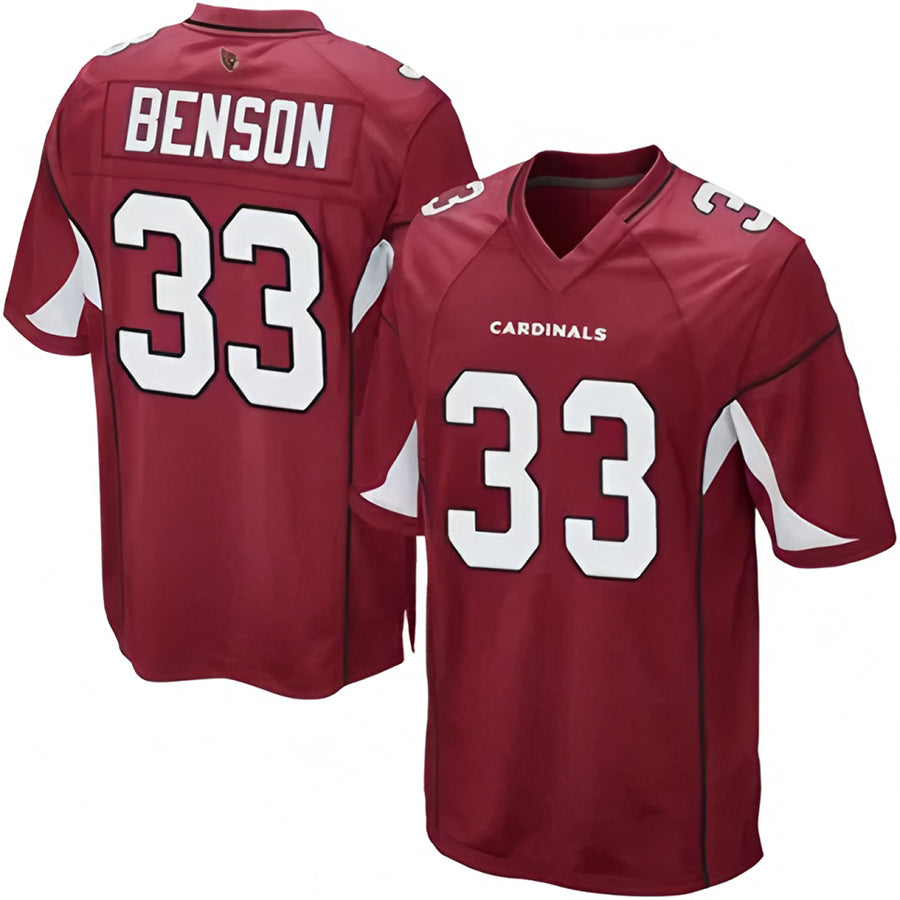 A.Cardinals #33 Trey Benson Player Game Ddoa Stitched Jerseys