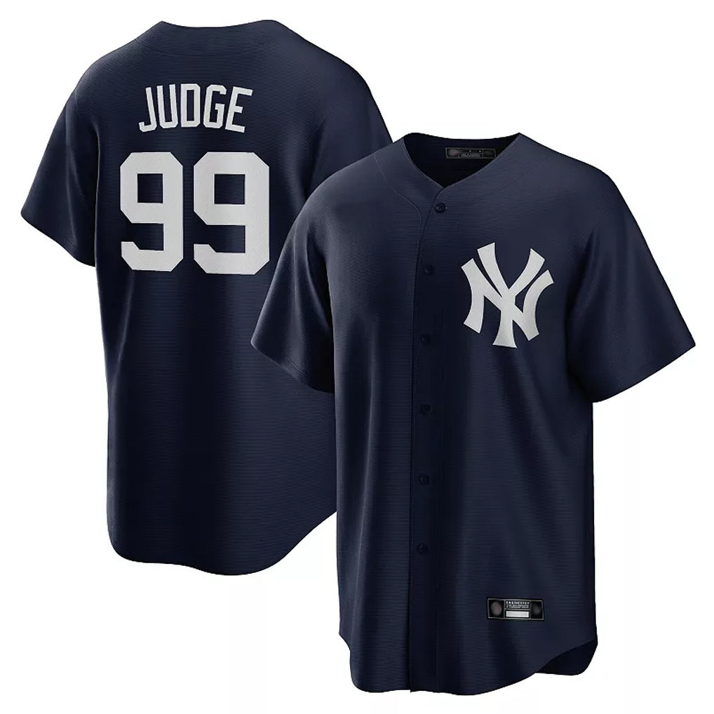 NY.Yankees #99 Aaron Judge Player Navy Game Ddoa Stitched Jerseys