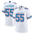 T.Titans #55 JC Latham Player White 2026 Game Home Ddoa Stitched Jerseys
