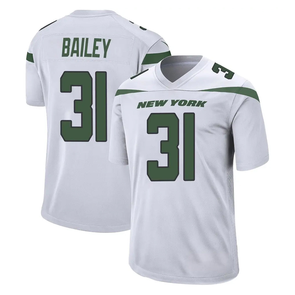 NY.Jets #31 David Bailey Player White Spotlight Home Game Ddoa Stitched Jerseys