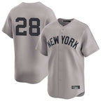 NY.Yankees #28 Austin Wells Player Gray Limited Ddoa Stitched Jerseys