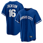 KC.Royals #16 Bo Jackson Player Royal Game Home Ddoa Stitched Jerseys