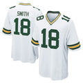 GB.Packers #18 Jonnu Smith Player White Home Game Ddoa Stitched Jerseys