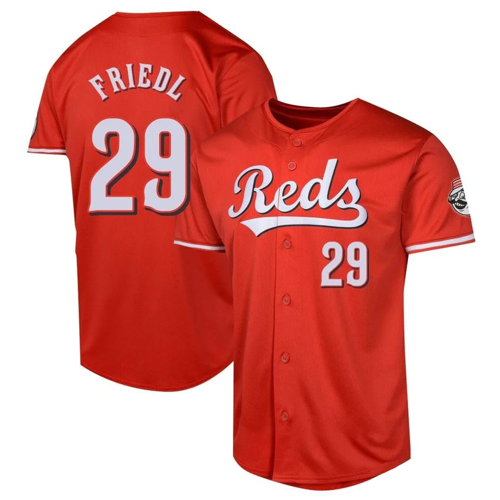 C.Reds #29 TJ Friedl Player Red 2026 City Connect Limited Home Ddoa Stitched Jerseys