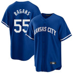 KC.Royals #55 Cole Ragans Player Royal Game Home Ddoa Stitched Jerseys