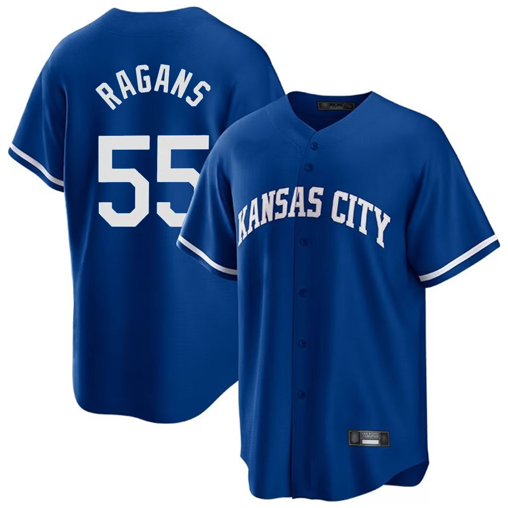 KC.Royals #55 Cole Ragans Player Royal Game Home Ddoa Stitched Jerseys