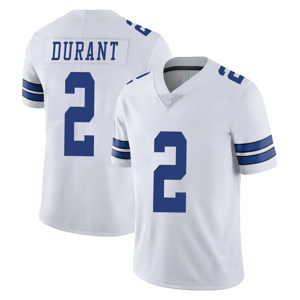 D.Cowboys #2 Cobie Durant Player White Vapor Untouchable Limited Home Game Ddoa Stitched Jerseys