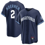 C.Cubs #2 Nico Hoerner Player Navy City Connect Home Game Ddoa Stitched Jerseys