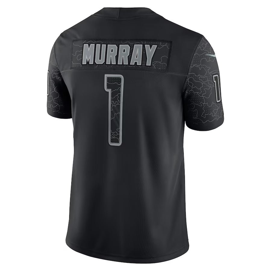 A.Cardinals #1 Kyler Murray Player Black RFLCTV Limited Home Game Ddoa Stitched Jerseys