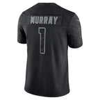 A.Cardinals #1 Kyler Murray Player Black RFLCTV Limited Home Game Ddoa Stitched Jerseys