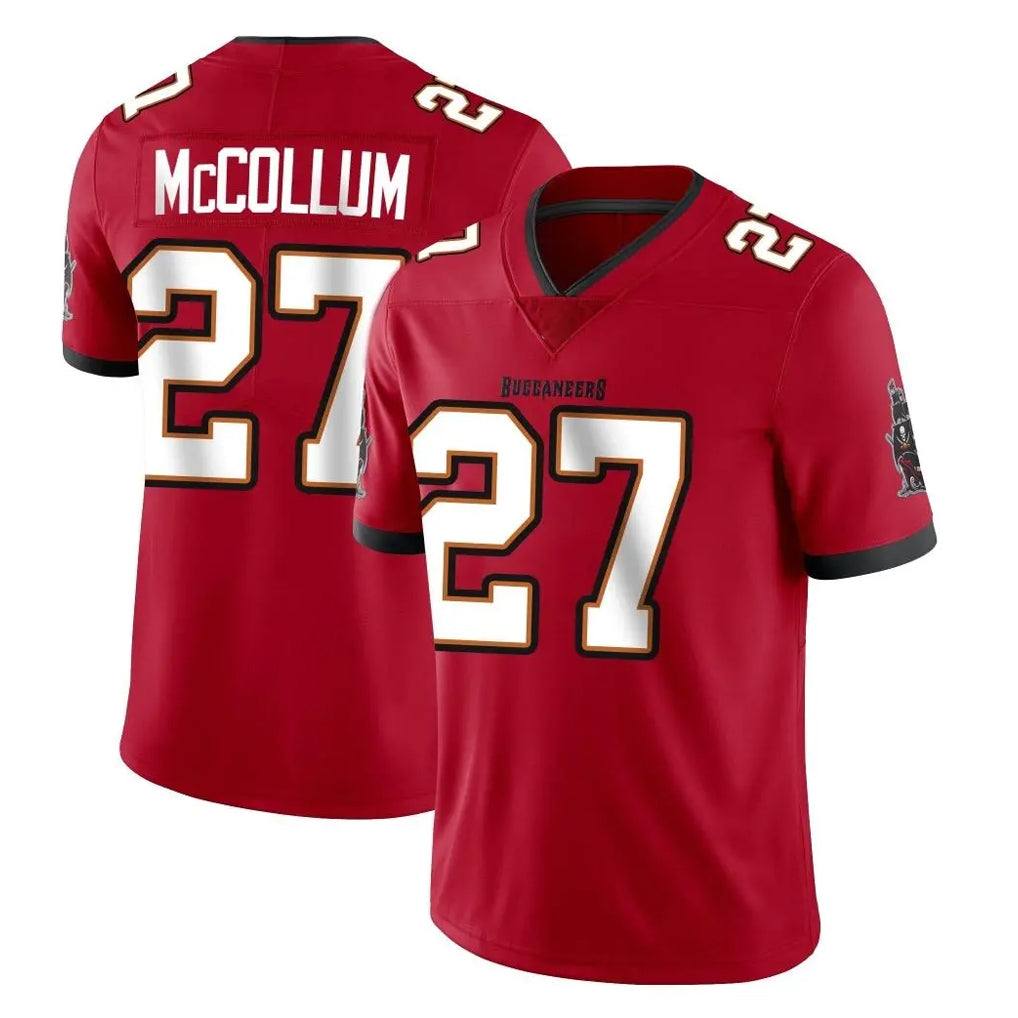 TB.Buccaneers #27 Zyon McCollum Player Red Limited Vapor F.U.S.E. Home Game Ddoa Stitched Jerseys
