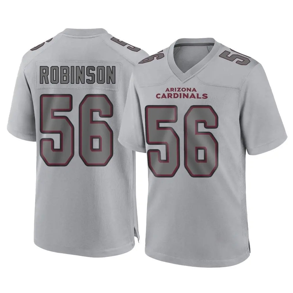 A.Cardinals #56 Darius Robinson Player Gray Atmosphere Fashion Home Game Ddoa Stitched Jerseys