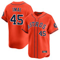 H.Astros #45 Tatsuya Imai Player Orange Home Limited Ddoa Stitched Jerseys
