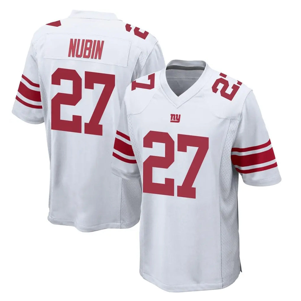 NY.Giants #27 Tyler Nubin Player White Home Game Ddoa Stitched Jerseys