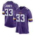 M.Vikings #33 Aaron Jones Sr. Player Purple Home Game Ddoa Stitched Jerseys