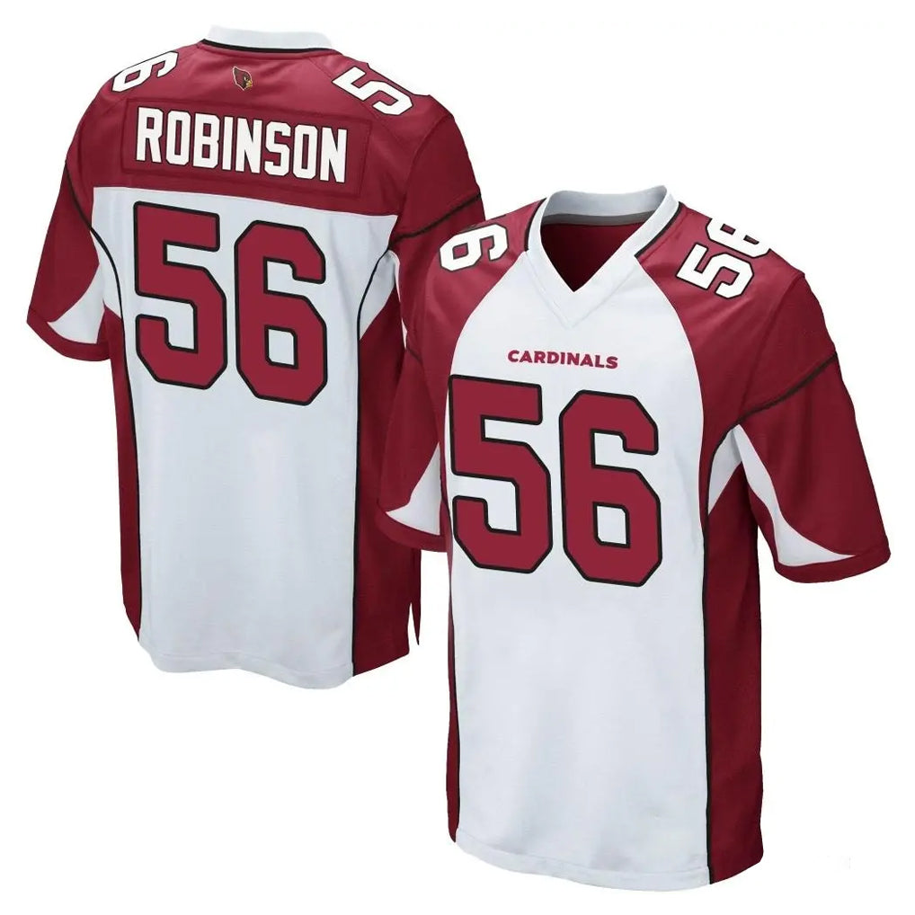 A.Cardinals #56 Darius Robinson Player White Cardinal Home Game Ddoa Stitched Jerseys