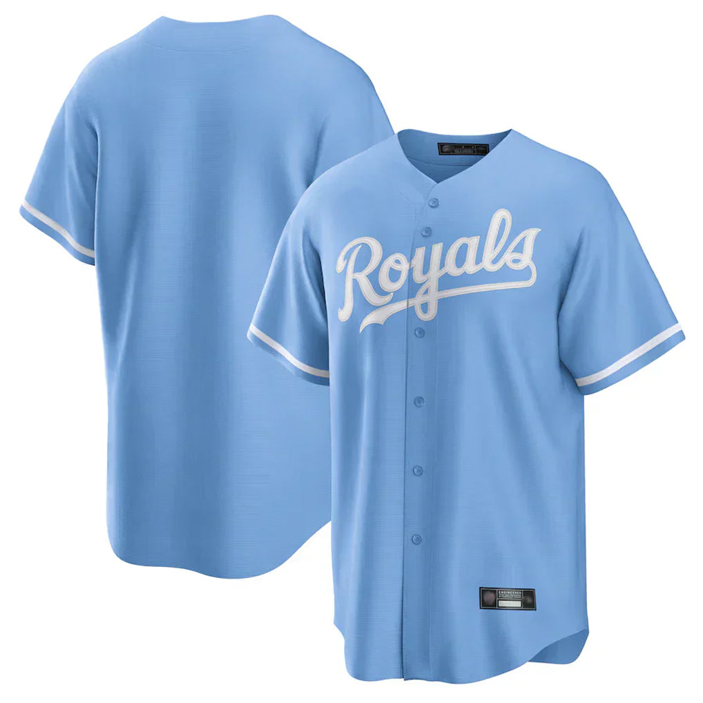 KC.Royals ## Royals Blank Player Light Blue Home Game Ddoa Stitched Jerseys