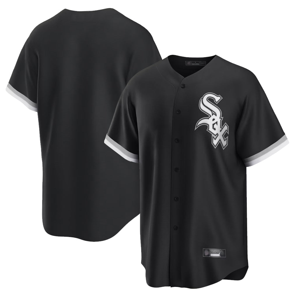 C.White Sox ## White Sox Blank Player Black Home Game Ddoa Stitched Jerseys
