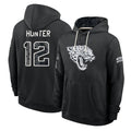 J.Jaguars #12 Travis Hunter Player 2026 Black Logo Pullover Hoodies Limited Game Ddoa Stitched Jerseys
