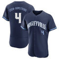 C.Cubs #4 Pete Crow-Armstrong Player Navy City Connect Limited Elite Home Ddoa Stitched Jerseys
