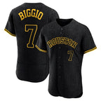H.Astros #7 Craig Biggio Player Snake Skin City Limited Elite Home Ddoa Stitched Jerseys