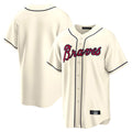 A.Braves ## Braves Blank Player Cream Home Game Ddoa Stitched Jerseys