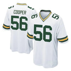 GB.Packers #56 Edgerrin Cooper Player White Home Game Ddoa Stitched Jerseys