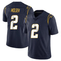 LA.Chargers #2 Elijah Molden Player Navy Limited Vapor Untouchable Home Game Stitched Jerseys