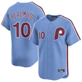 P.Phillies #10 J.T. Realmuto Player Light Blue Home Limited Ddoa Stitched Jerseys