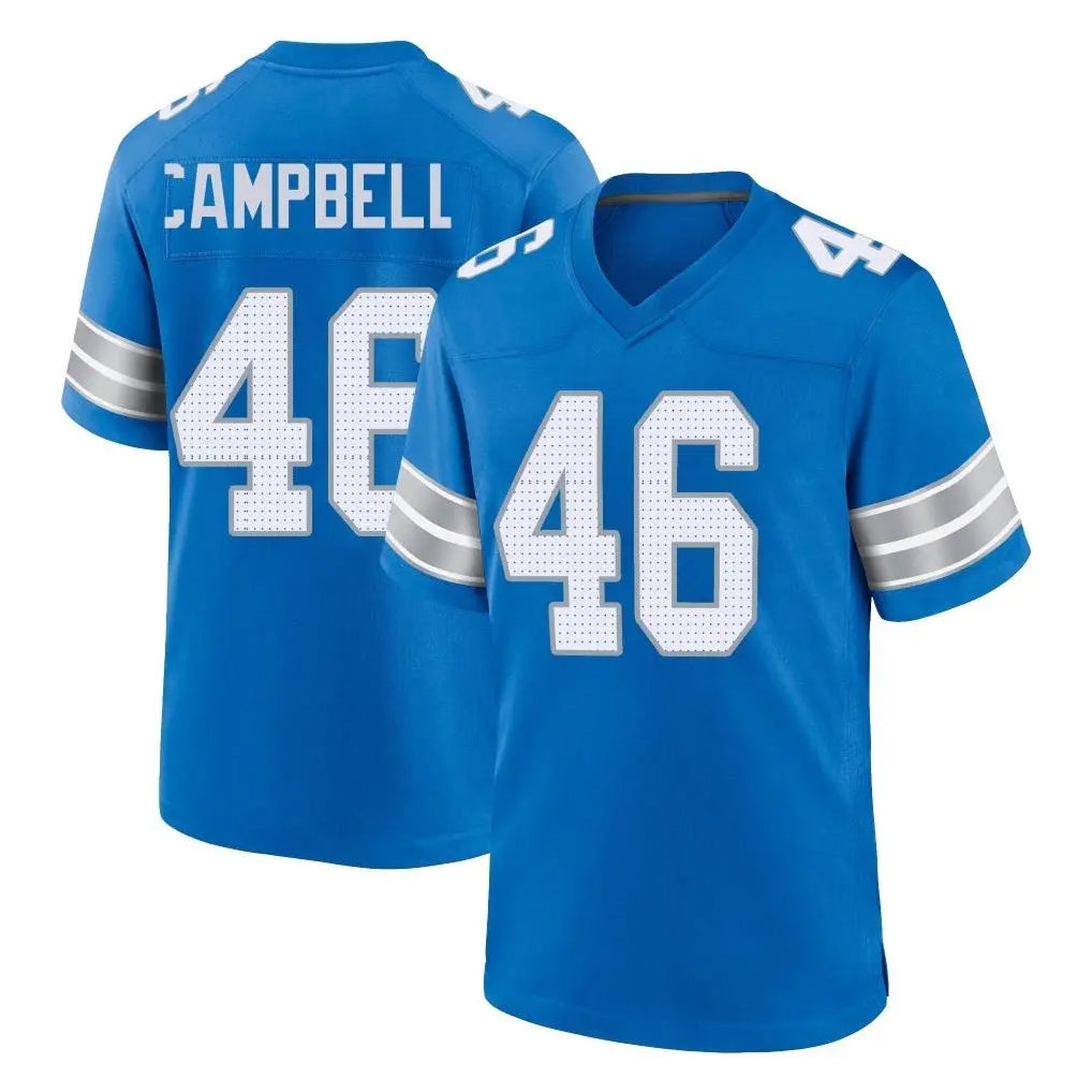D.Lions #46 Jack Campbell Player Blue Alternate Home Game Ddoa Stitched Jerseys