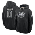 NY.Jets #0 Braelon Allen Player 2026 Black Logo Pullover Hoodies Limited Game Ddoa Stitched Jerseys