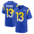 LA.Rams #13 Kurt Warner Player Royal Retired Limited Ddoa Stitched Jerseys