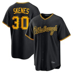 P.Pirates #30 Paul Skenes Player Black Home Game Ddoa Stitched Jerseys