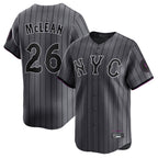 NY.Mets #26 Nolan McLean Player Gray City Connect Limited Ddoa Stitched Jerseys