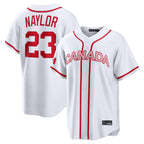 C.Guardians #23 Bo Naylor Player White World Classic Home Game Ddoa Stitched Jerseys