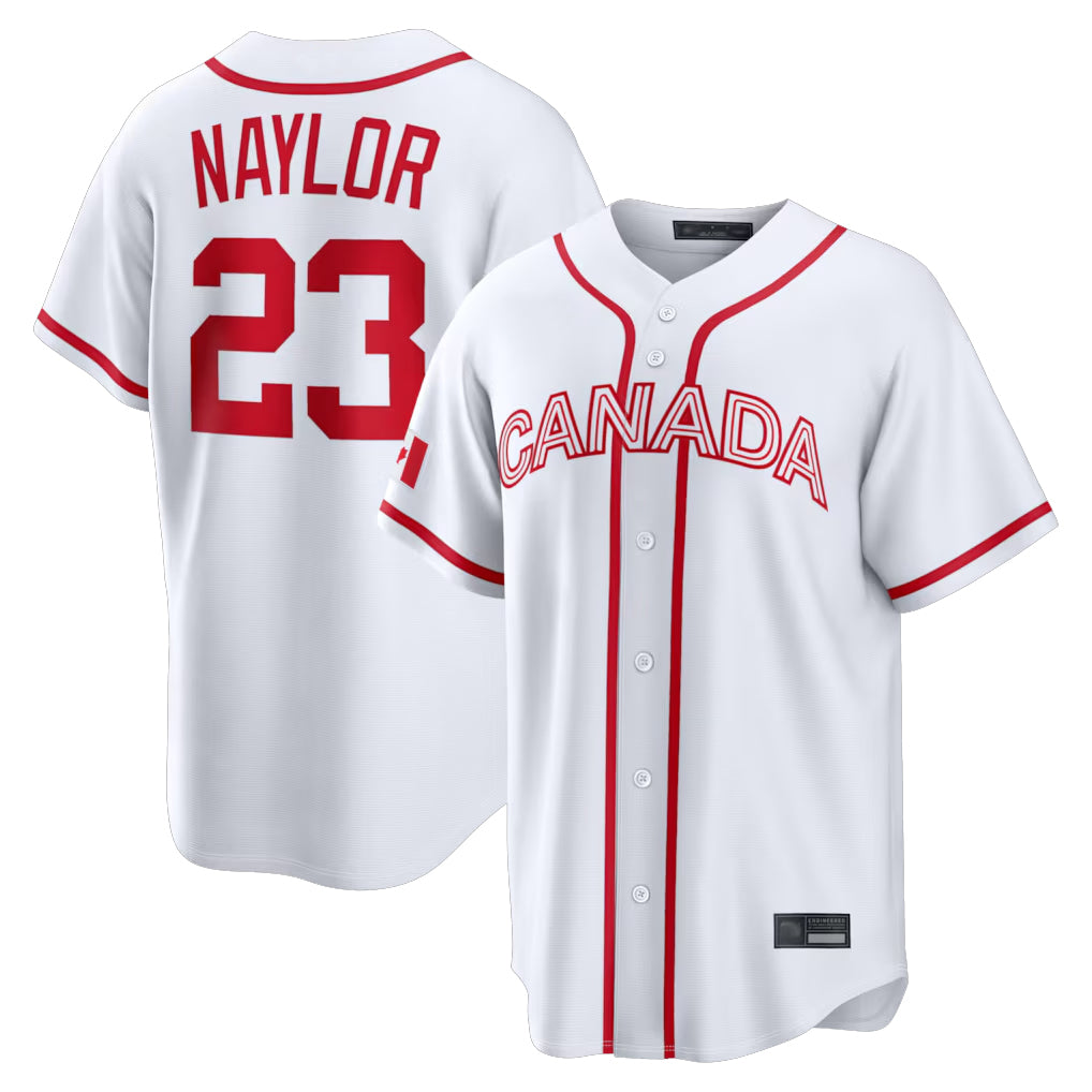 C.Guardians #23 Bo Naylor Player White World Classic Home Game Ddoa Stitched Jerseys