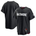 B.Orioles ## Orioles Blank Player Black City Connect Home Game Ddoa Stitched Jerseys