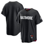 B.Orioles ## Orioles Blank Player Black City Connect Home Game Ddoa Stitched Jerseys
