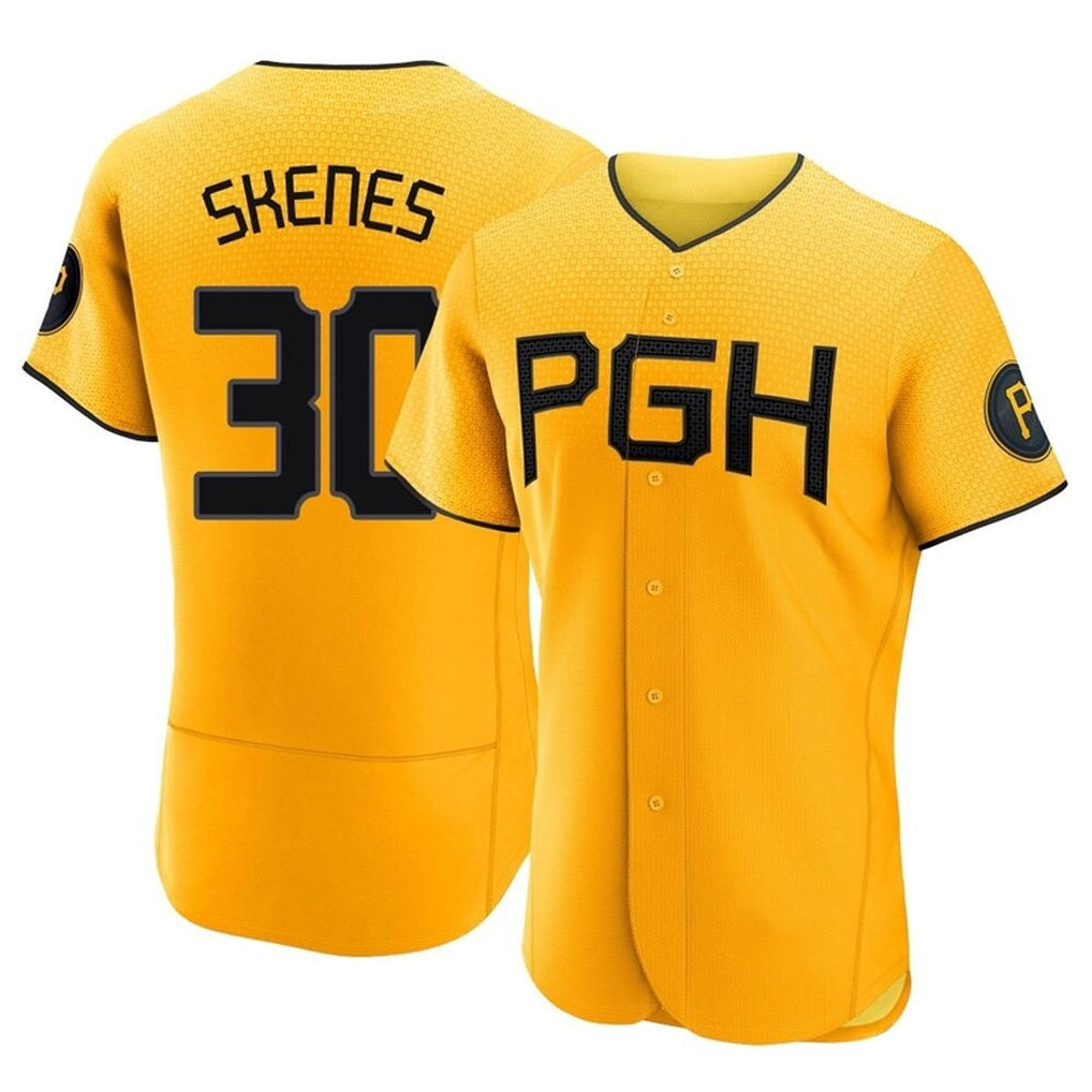 P.Pirates #30 Paul Skenes Player Gold City Connect Home Limited Elite Ddoa Stitched Jerseys