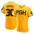 P.Pirates #30 Paul Skenes Player Gold City Connect Home Limited Elite Ddoa Stitched Jerseys