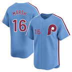 P.Phillies #16 Brandon Marsh Player Light Blue Game Ddoa Stitched Jerseys