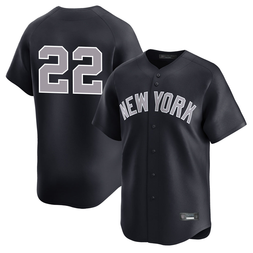 NY.Yankees #22 Ben Rice Player Navy Limited Ddoa Stitched Jerseys