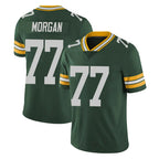 GB.Packers #77 Jordan Morgan Player Green Vapor Untouchable Limited Home Game Ddoa Stitched Jerseys