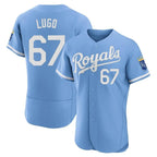KC.Royals #67 Seth Lugo Player Light Blue Alt Limited Elite Home Ddoa Stitched Jerseys