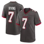 TB.Buccaneers #7 Bucky Irving Player Pewter Alternate Home Game Ddoa Stitched Jerseys
