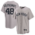 NY.Yankees #48 Paul Goldschmidt Player Gray Game Home Ddoa Stitched Jerseys