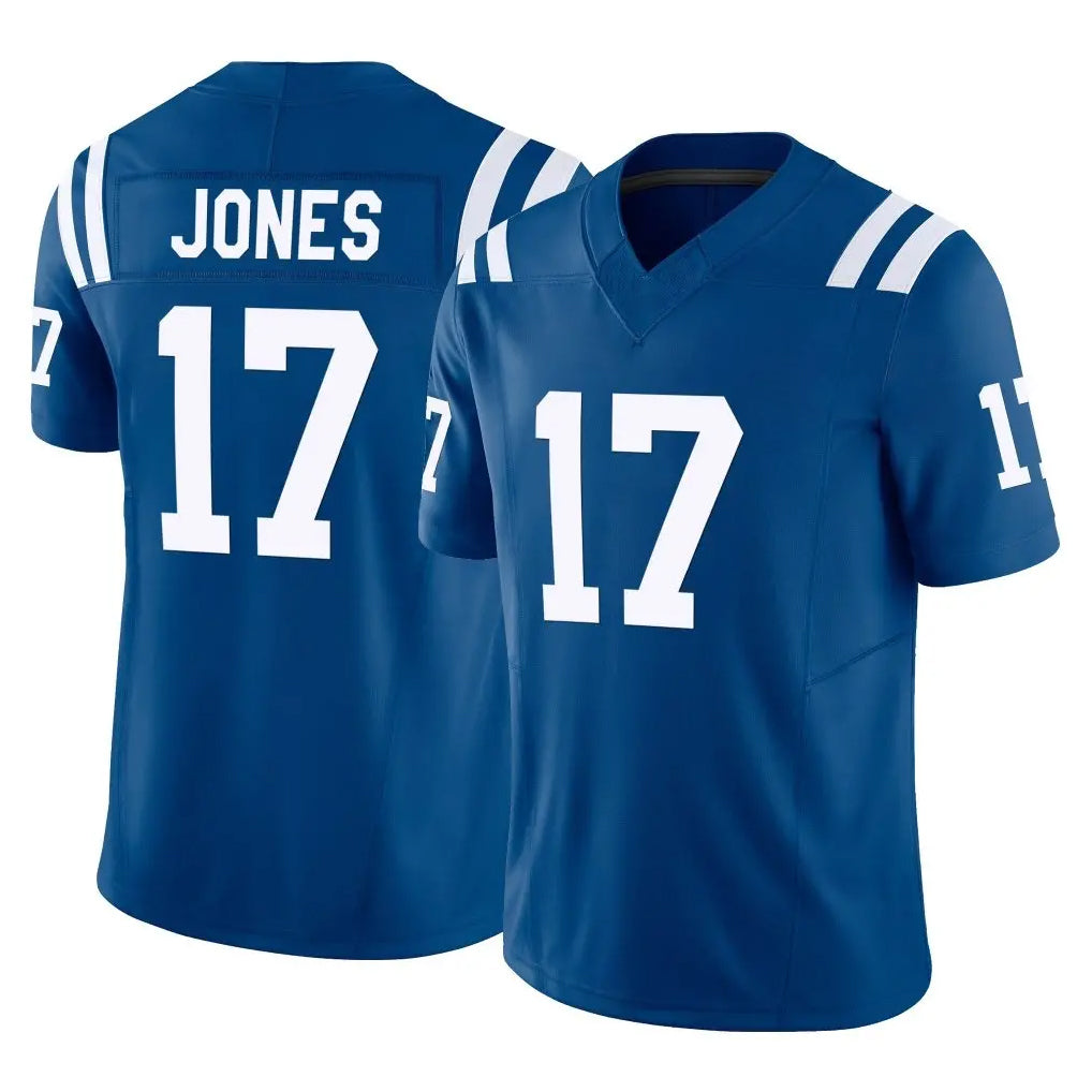 IN.Colts #17 Daniel Jones Player Royal Limited Vapor F.U.S.E. Home Game Ddoa Stitched Jerseys