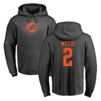 M.Dolphins #2 Malik Willis Player Darkgray Pullover Hoodies Limited Ddoa Stitched Jerseys